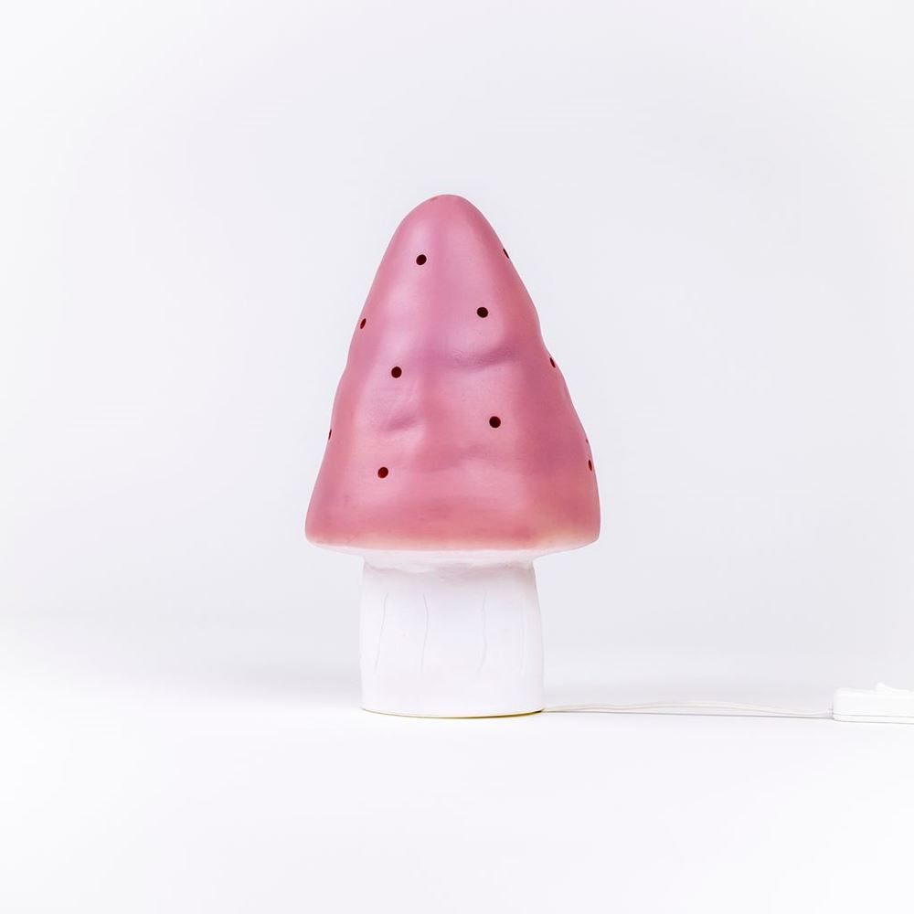 Lampe Egmont champignon lilas + variateur.