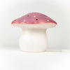 Lampe Egmont champignon lilas + variateur.