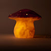Lampe Egmont champignon lilas + variateur.