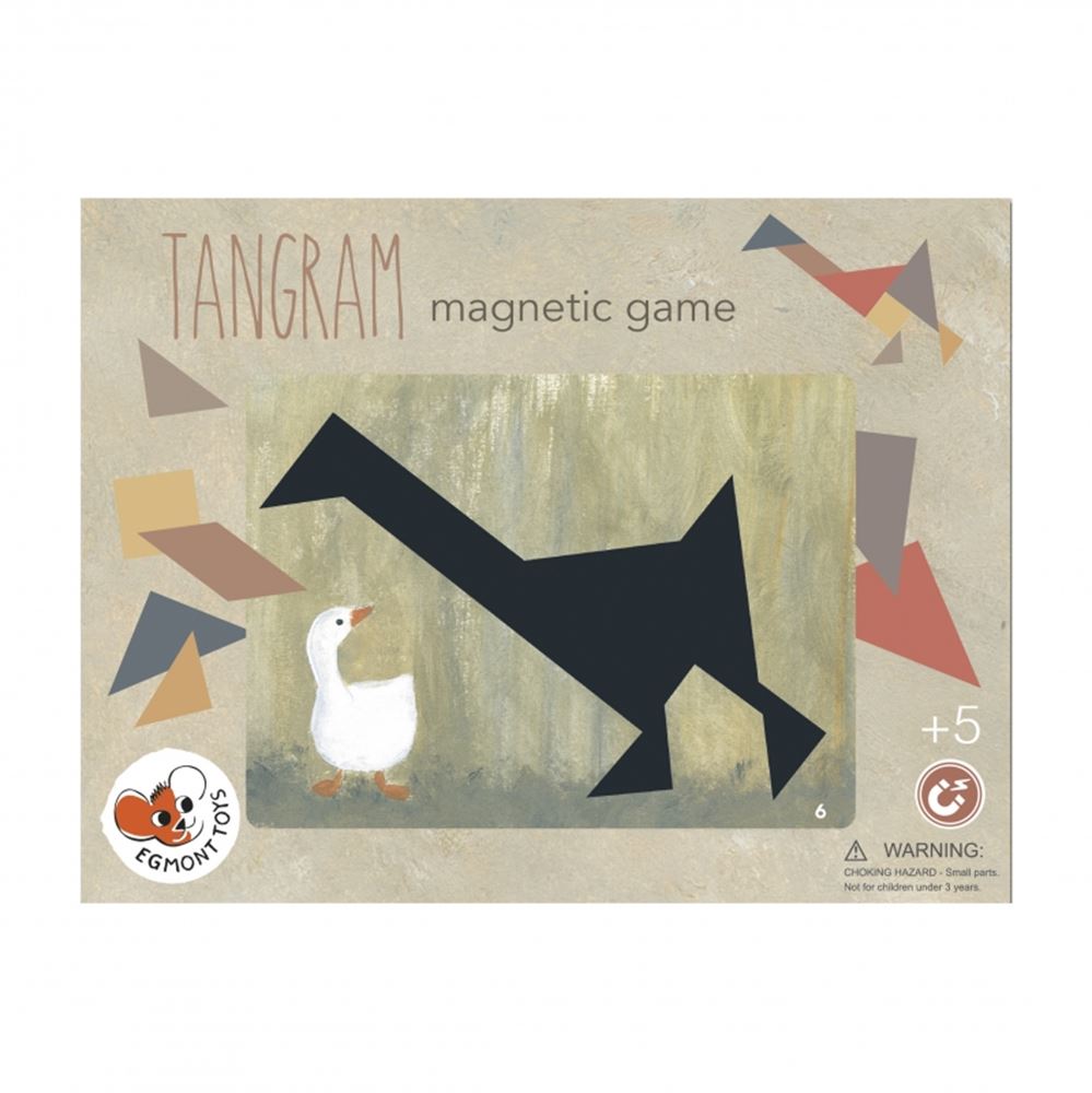 Tangram de jeu magnétique Egmont. 23x18x4
