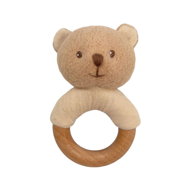 Doudou Egmont en coton biologique. hochet abeille