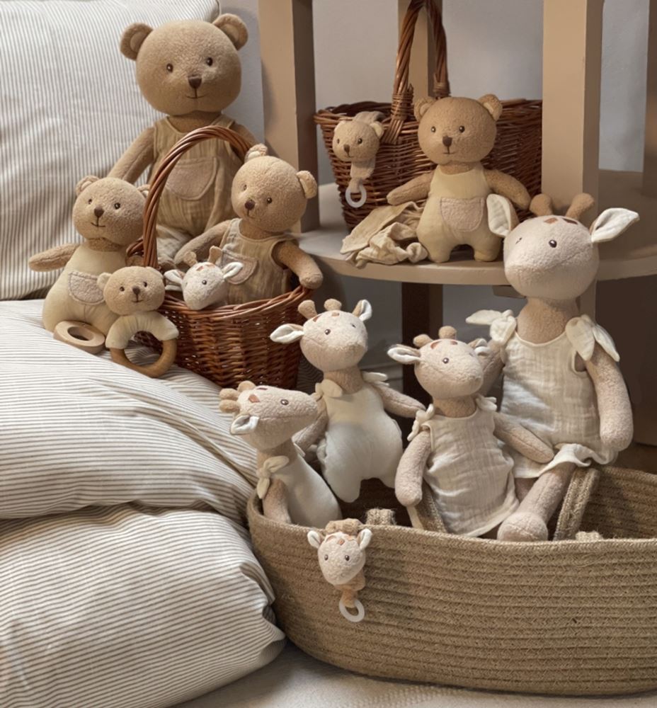 Egmont peluche sucette chaîne girafe leoni