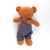 Abi Egmont embrasse l'ours et son père. 25 cm.