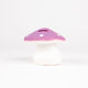 Tirelire Egmont champignon lilas. 11 cm.