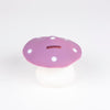 Tirelire Egmont champignon lilas. 11 cm.
