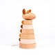 Pile en bois de girafe Léonie. 21x10x10
