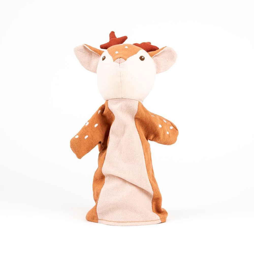 Cerf marionnette à main d'Egmont. 28 cm. 0+