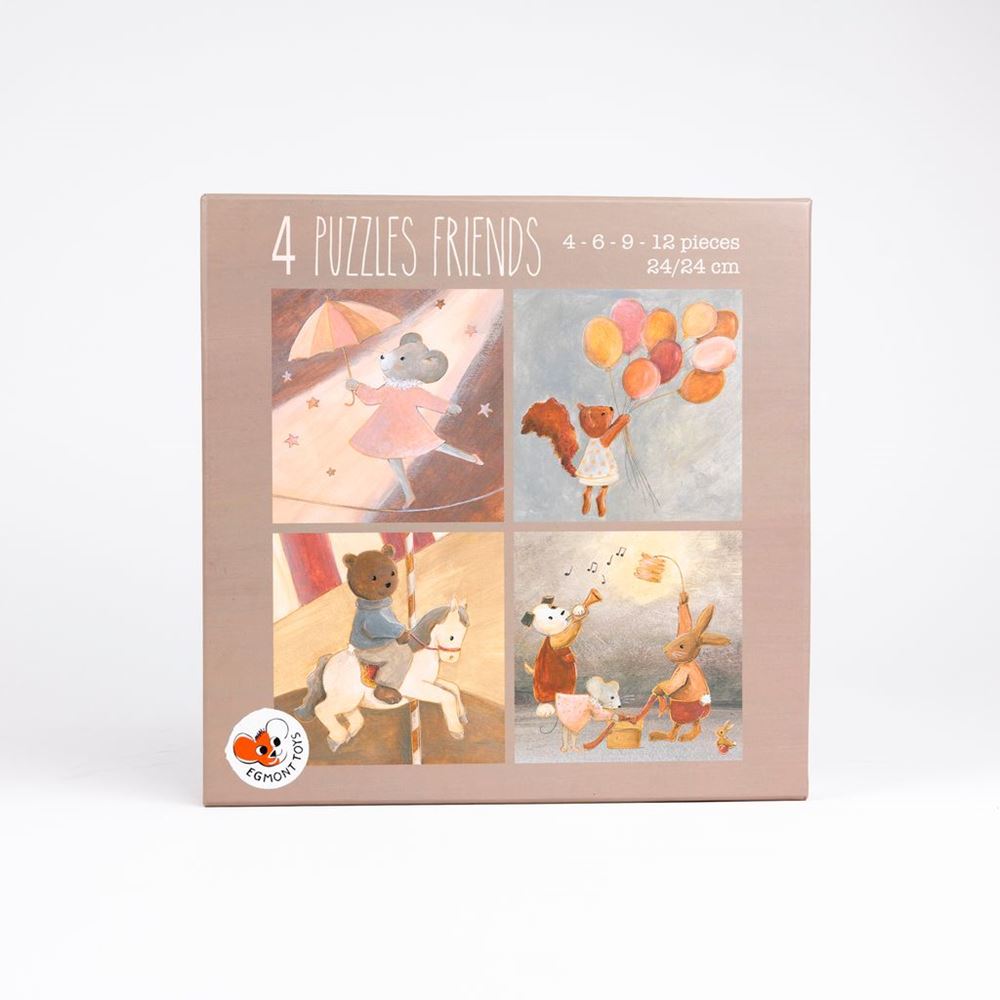 Egmont 4 puzzles les amis. carton fsc. 2