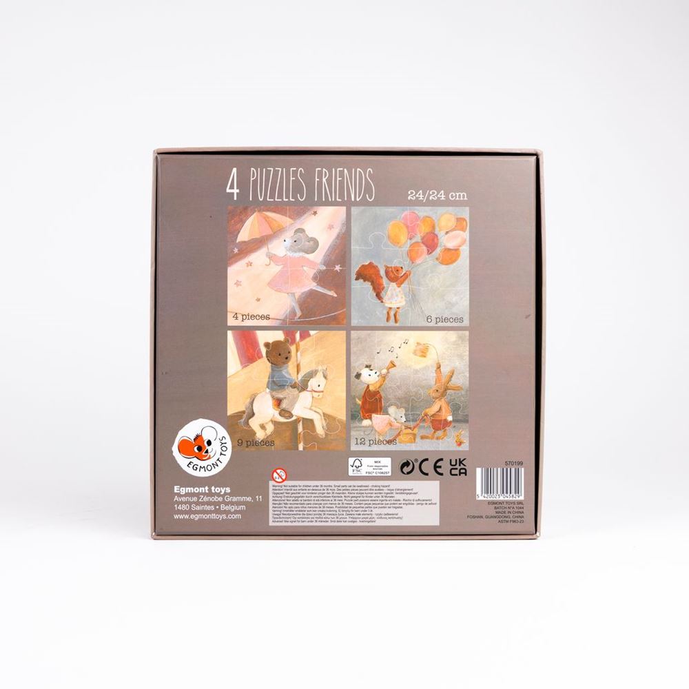 Egmont 4 puzzles les amis. carton fsc. 2