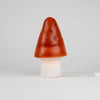 Lampe Egmont champignon brique rouge+di
