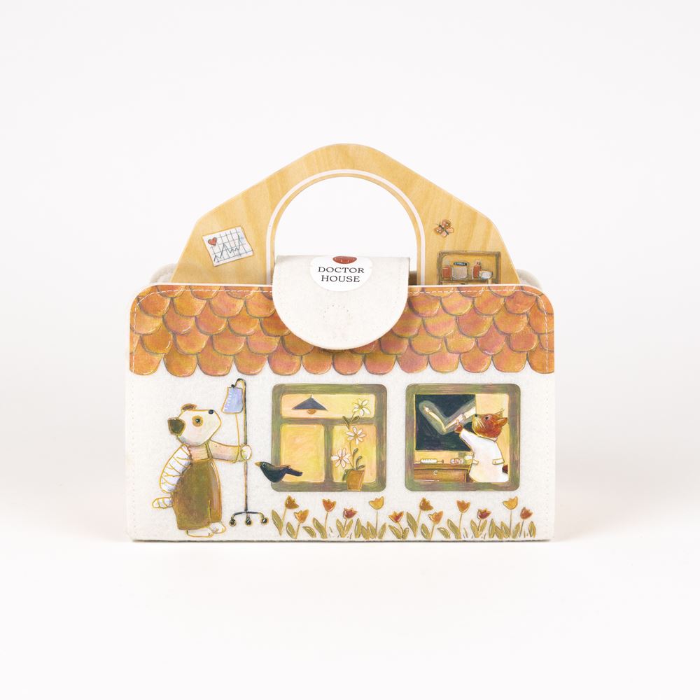 Mini amis de la maison du docteur d'Egmont. 23x21x