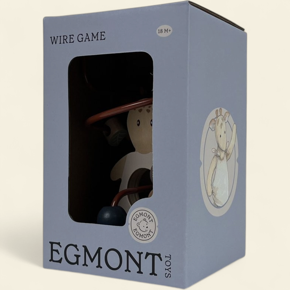 Jeu de fil de perles en bois d'Egmont Léonie. 9x1