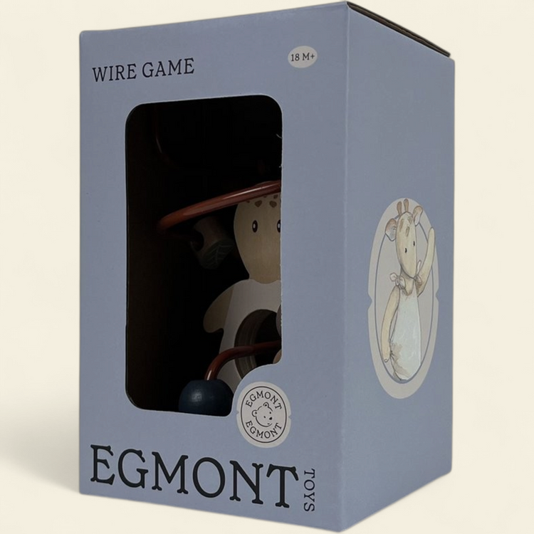 Jeu de fil de perles en bois d'Egmont Léonie. 9x1