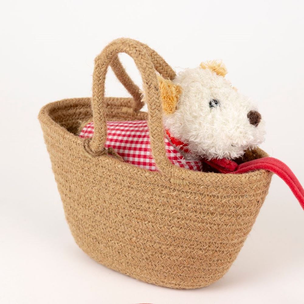 Egmont peluche Eliot avec panier à manteau ceinture