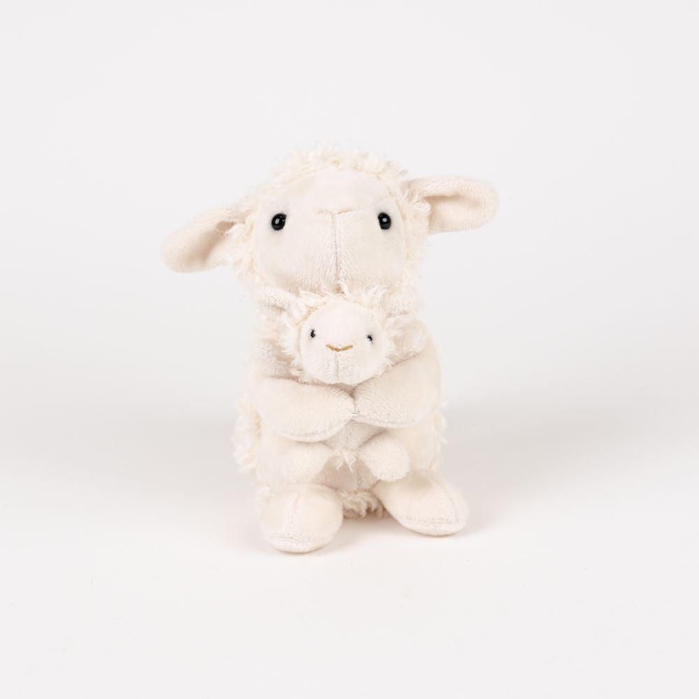 Peluche Egmont mouton avec bébé. 15x15x12