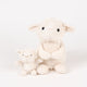 Peluche Egmont mouton avec bébé. 15x15x12