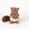 Peluche Egmont écureuil avec bébé. 15x15x