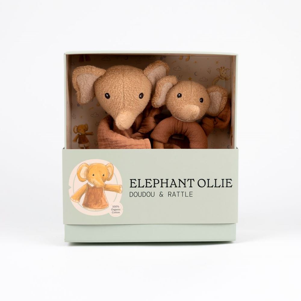 Doudou ollie éléphant d'Egmont + bélier