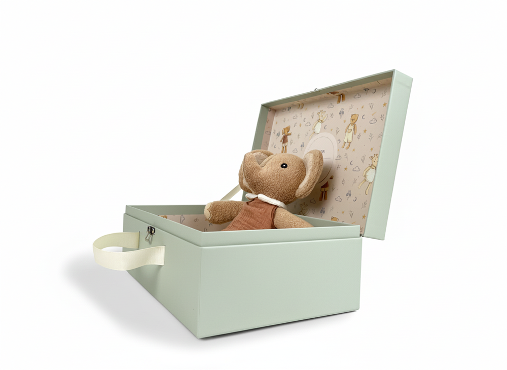 Coffret cadeau éléphant câlin le ollie.