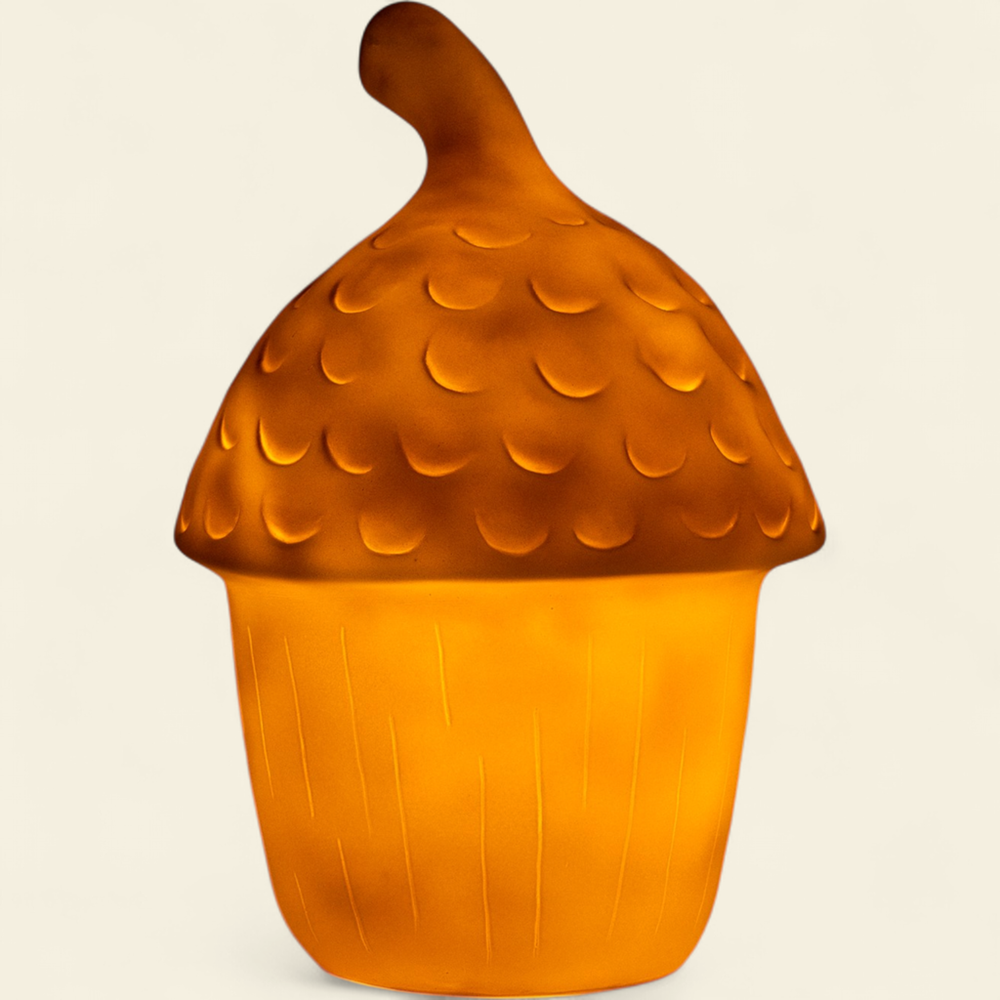 Lampe Egmont gland brique rouge + variateur.