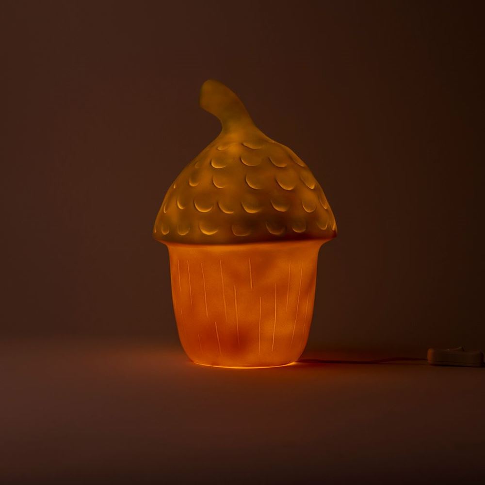 Lampe Egmont gland, amande + variateur. 20x30