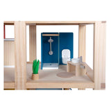 Petite maison de poupée en bois avec meubles - afbeelding 4