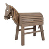 Petit pied - Horse en bois gris
