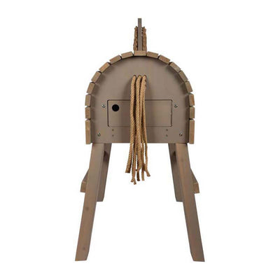 Petit pied - Horse en bois gris