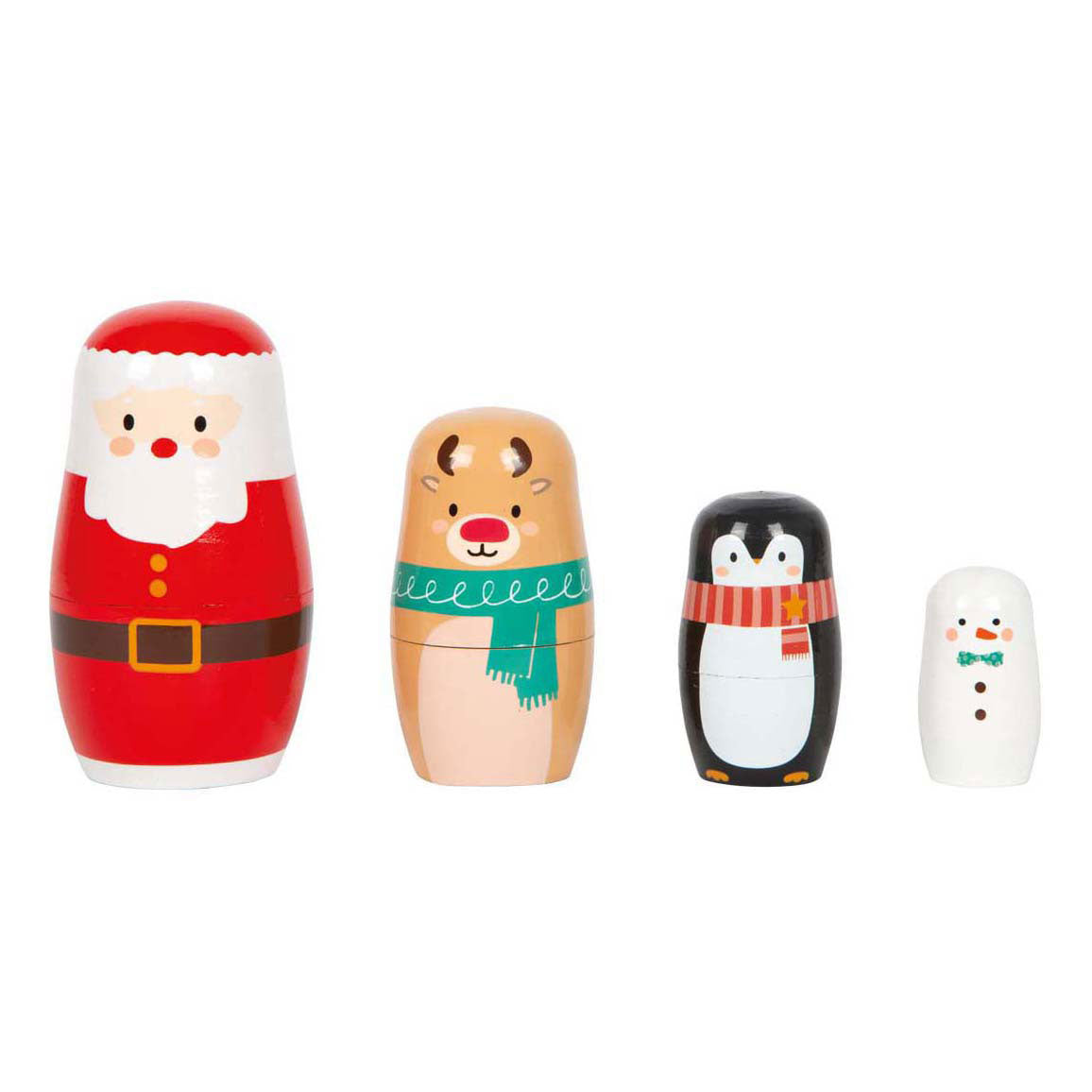 Petit pied - poupées de Noël matryoshka
