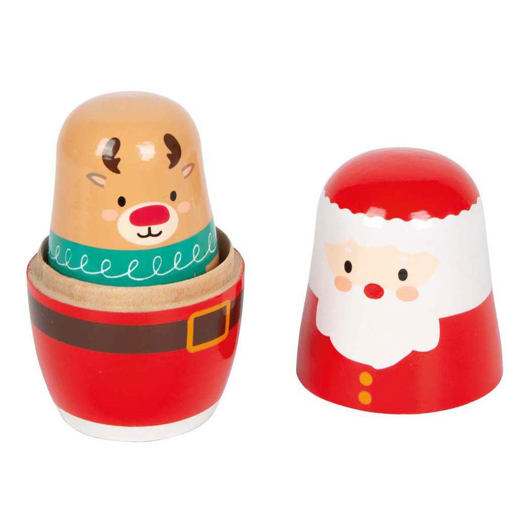 Petit pied - poupées de Noël matryoshka