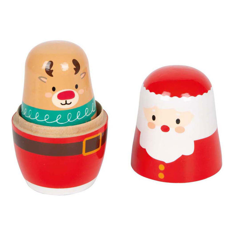 Petit pied - poupées de Noël matryoshka
