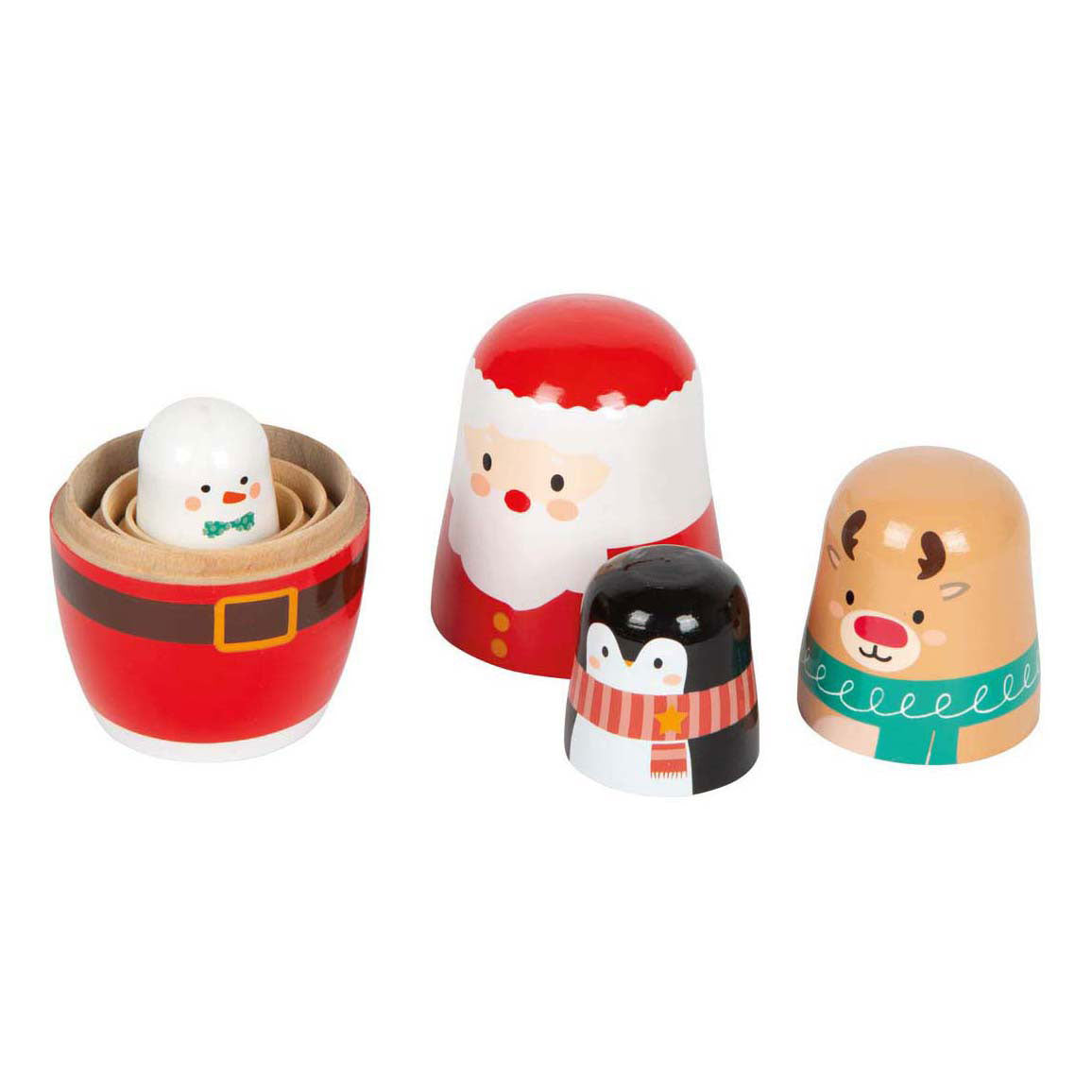 Petit pied - poupées de Noël matryoshka