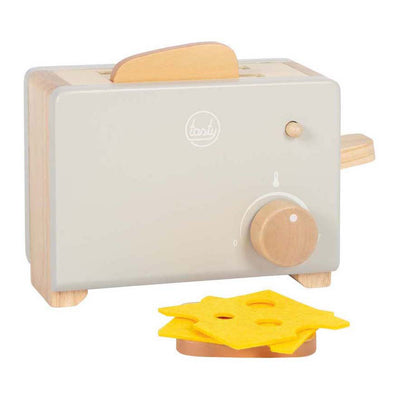 Petit pied - grille-pain en bois gris savoureux