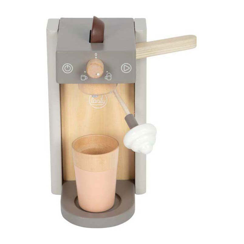 Petite machine à café de pied jeu gris `` savoureux ''