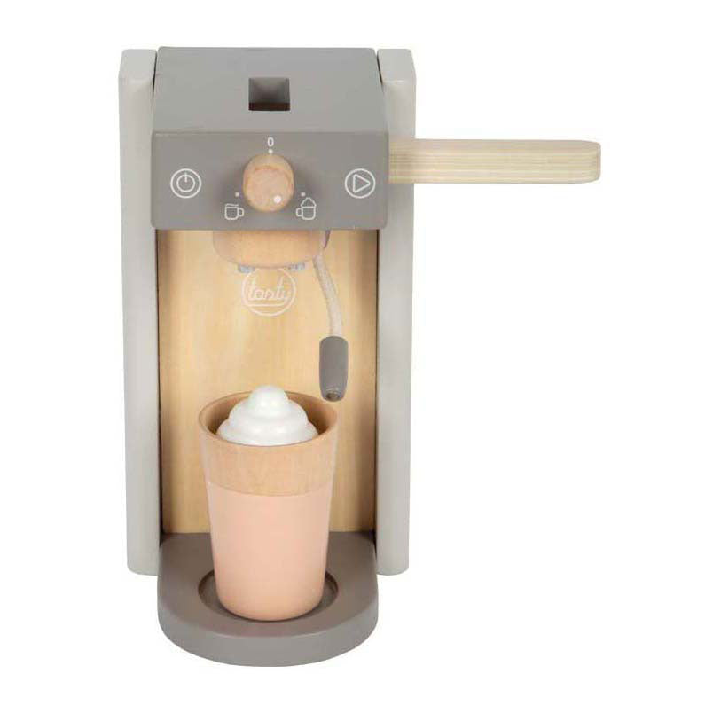 Petite machine à café de pied jeu gris `` savoureux ''