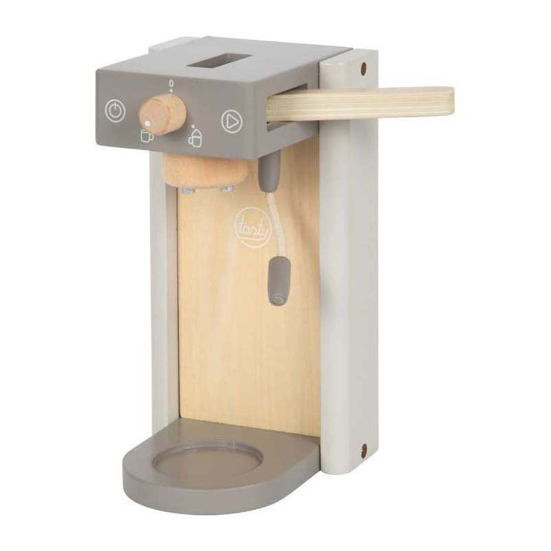 Petite machine à café de pied jeu gris `` savoureux ''