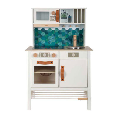 Petit pied - Speelkeuken en bois savoureux blanc