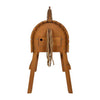 Petit pied - marron en bois