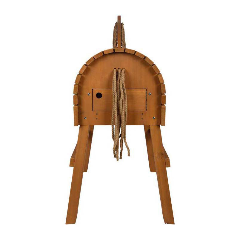 Petit pied - marron en bois