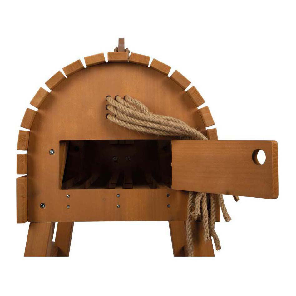 Petit pied - marron en bois