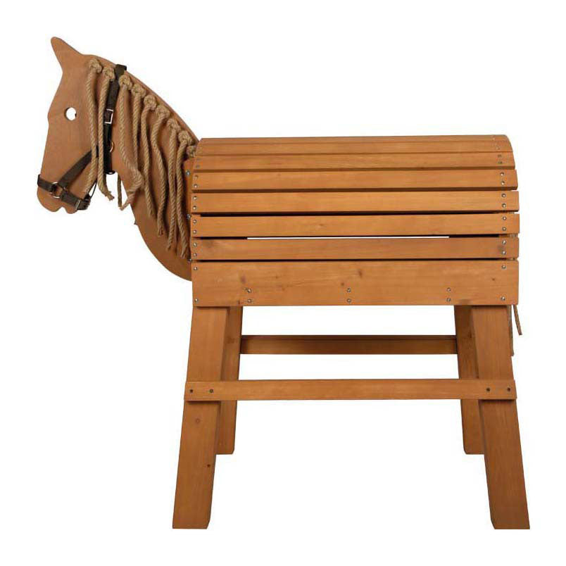 Petit pied - marron en bois