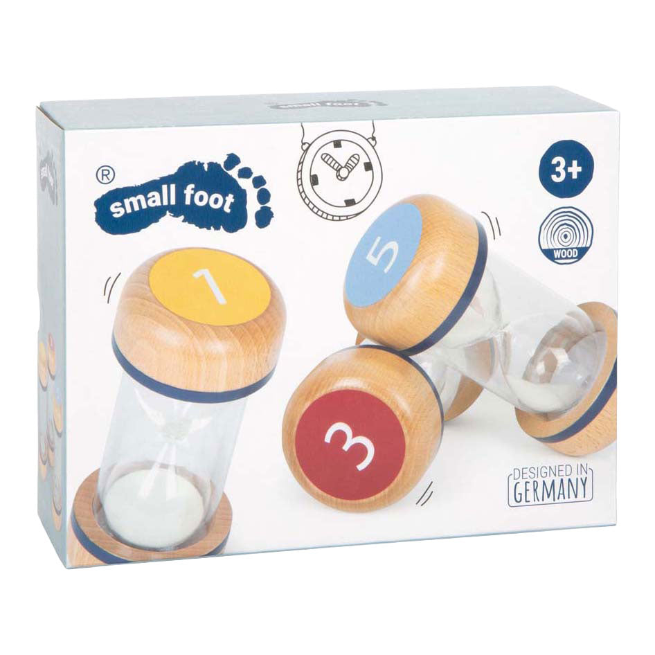 Small foot - sabliers en bois - 3 pcs.