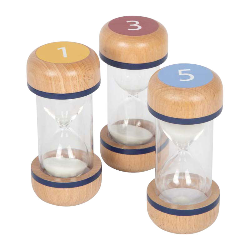 Small foot - sabliers en bois - 3 pcs.