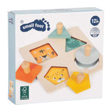 Small foot - puzzle montessori formes en bois fsc - afbeelding 2