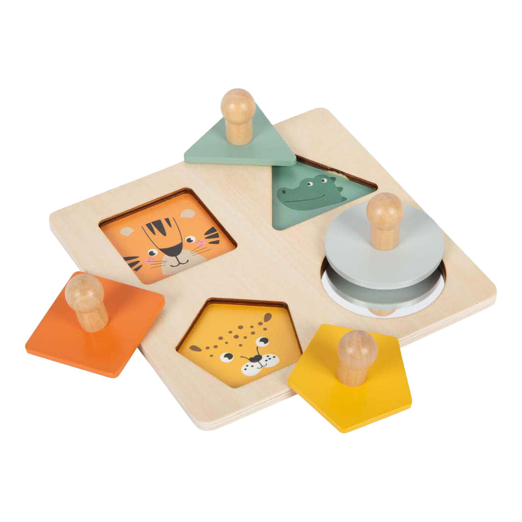 Small foot - puzzle montessori formes en bois fsc