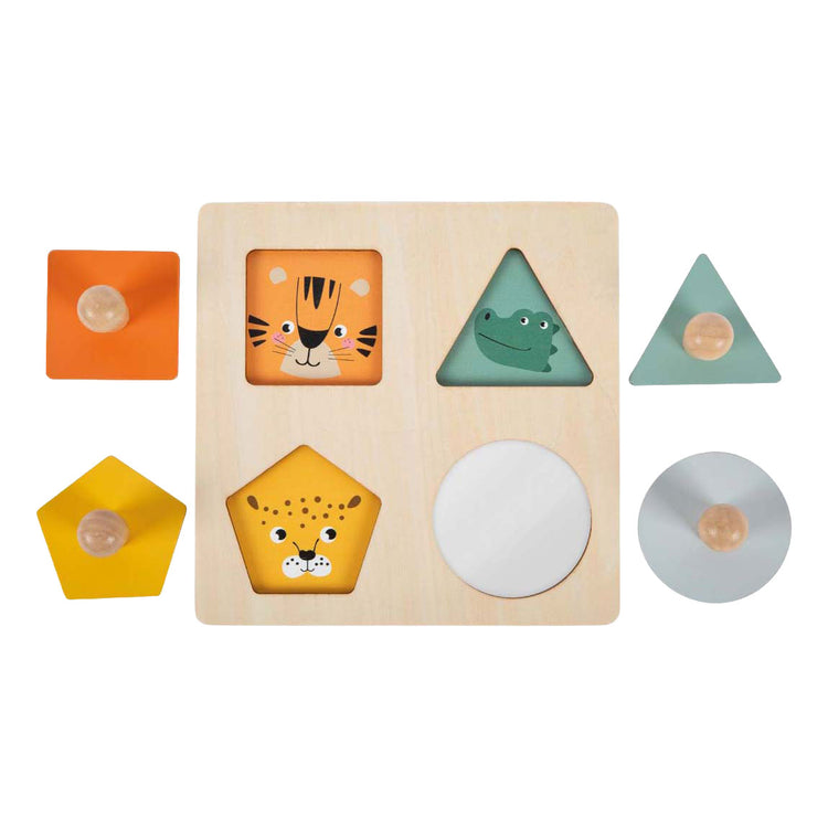 Small foot - puzzle montessori formes en bois fsc