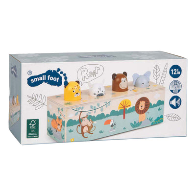 Small foot - animaux dansants en bois avec sons safari fsc