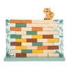 Small foot - safari mural bancal en bois fsc
