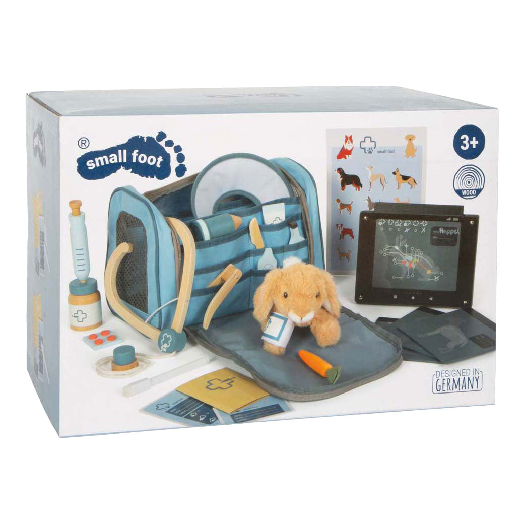 Small foot - sac vétérinaire avec lapin en peluche