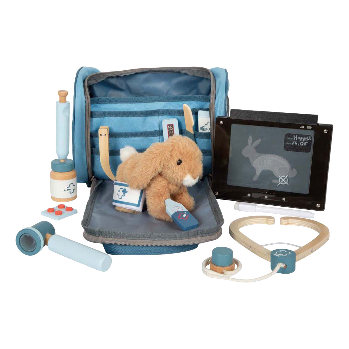 Small foot - sac vétérinaire avec lapin en peluche